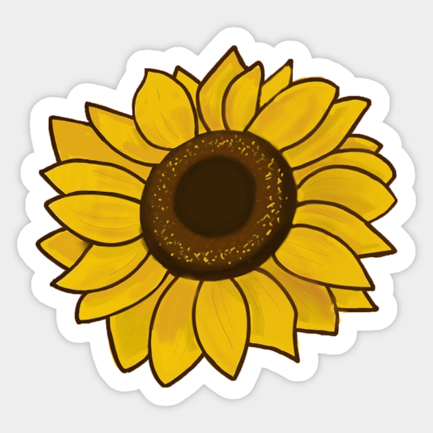 Sunflower, Fun In The Sun Sticker by Isaac58